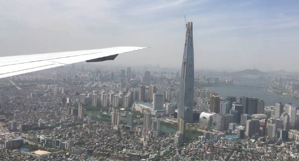 Lotte tower in Seoul