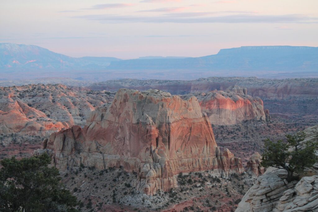 The Waterpocket Fold rock formation in Grand Staircase-Escalante National Monument.