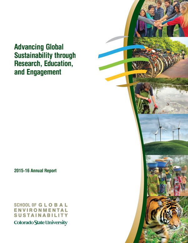 Cover art of the 2015-2016 SoGES Annual Report