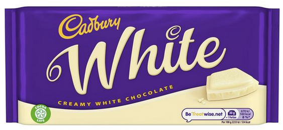 Cadbury White chocolate bar