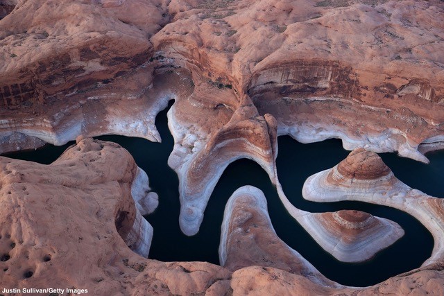 River running through a canyon