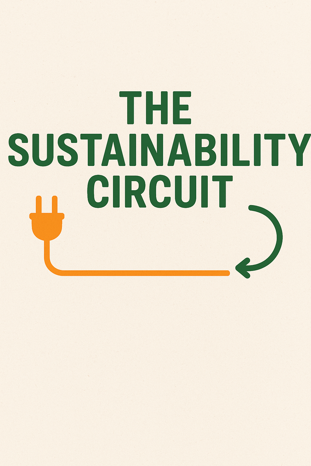 The sustainability circuit word image