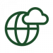 world cloud icon