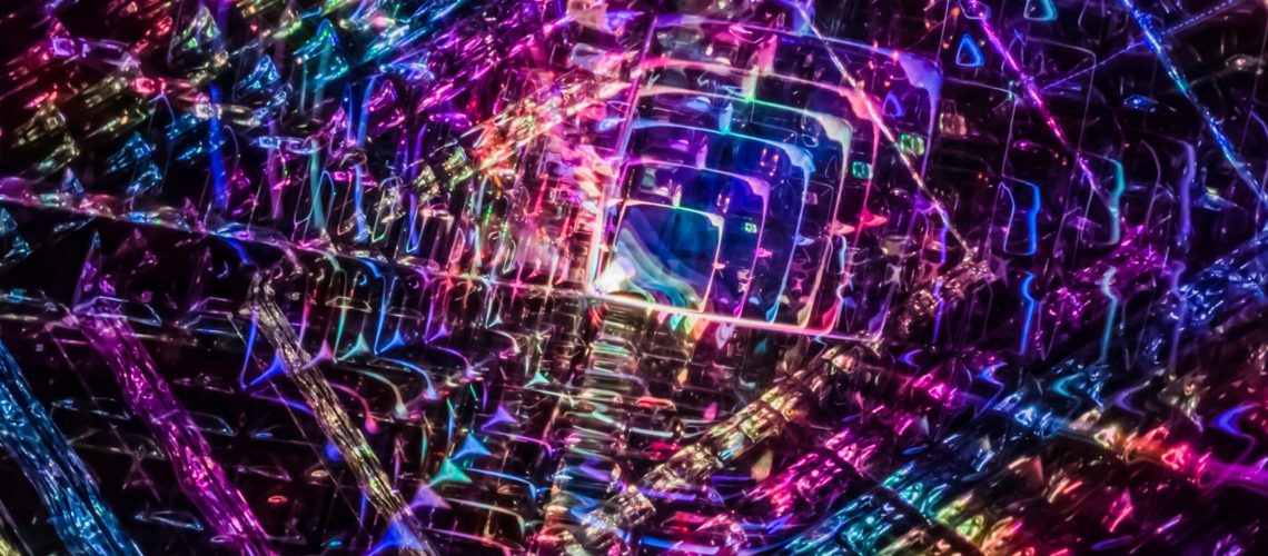 Abstract image of Quantum Dimensions in fractured time