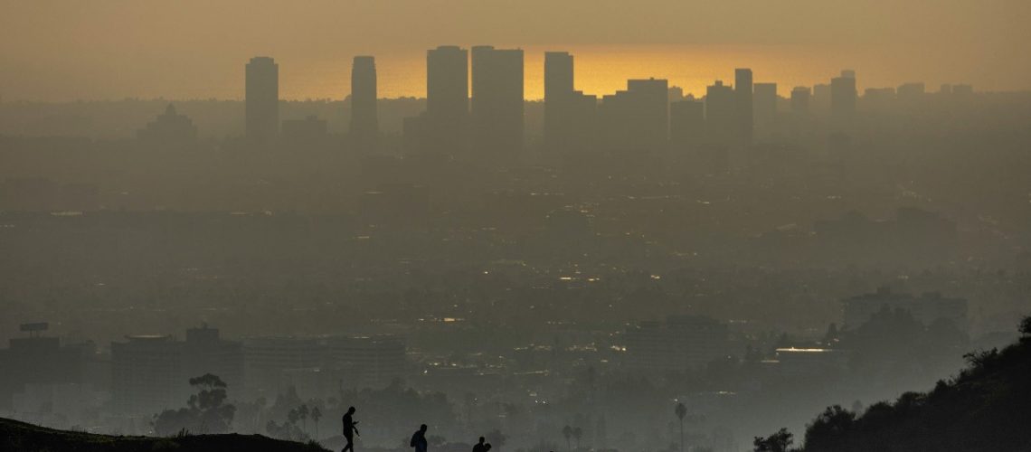 Image 1: Smog over Los Angeles